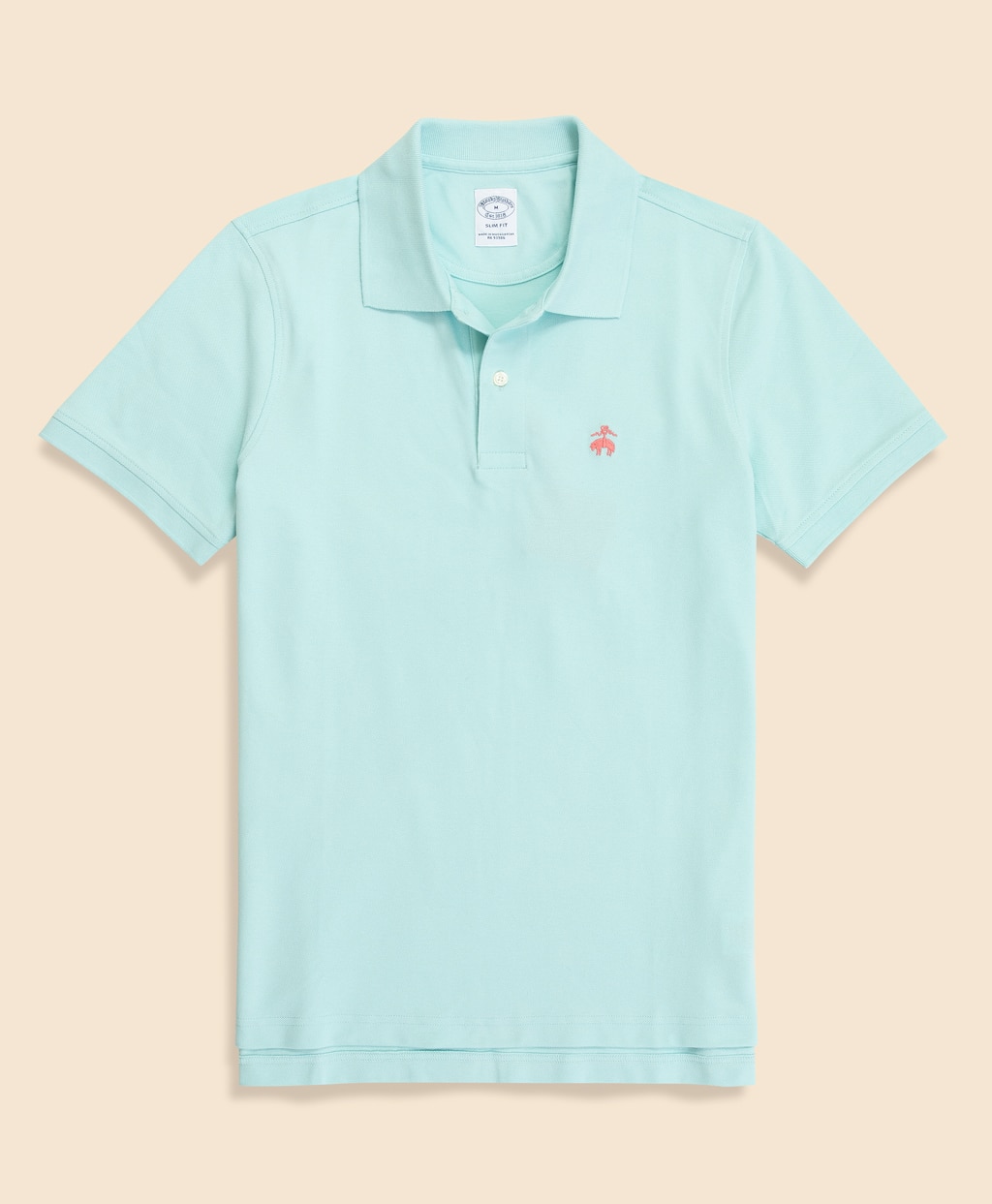 スーピマコットン　ストレッチピケ　GFロゴ　シーズナルカラー　ポロシャツ　Slim Fit1