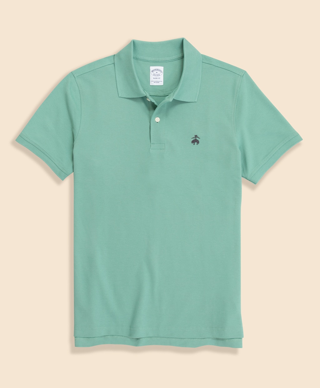 スーピマコットン　ストレッチピケ　GFロゴ　シーズナルカラー　ポロシャツ　Slim Fit1