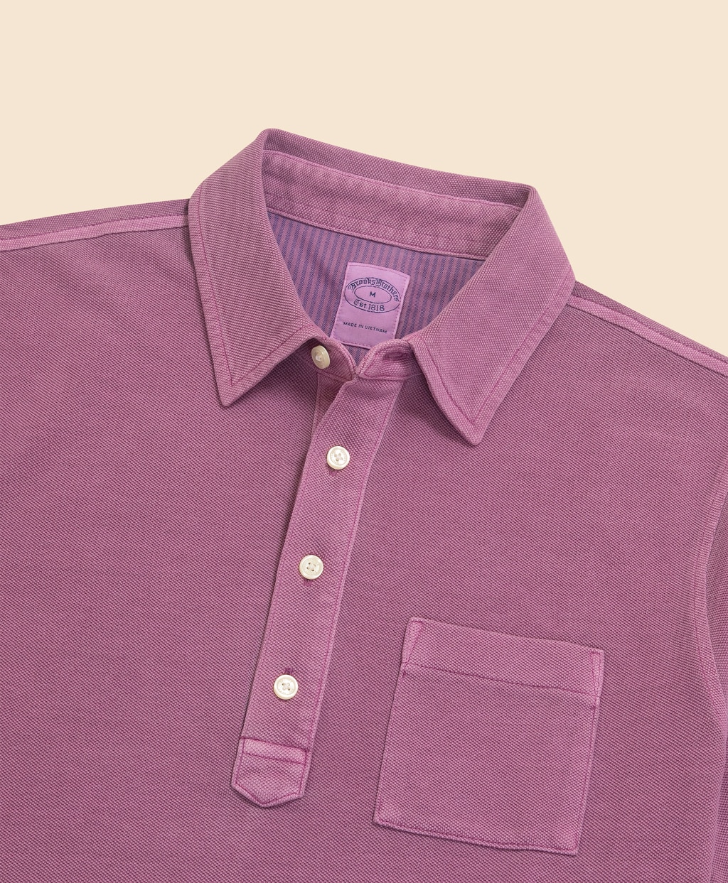 コットンストレッチピケ　GFロゴ　ガーメントダイ　ポロシャツ2