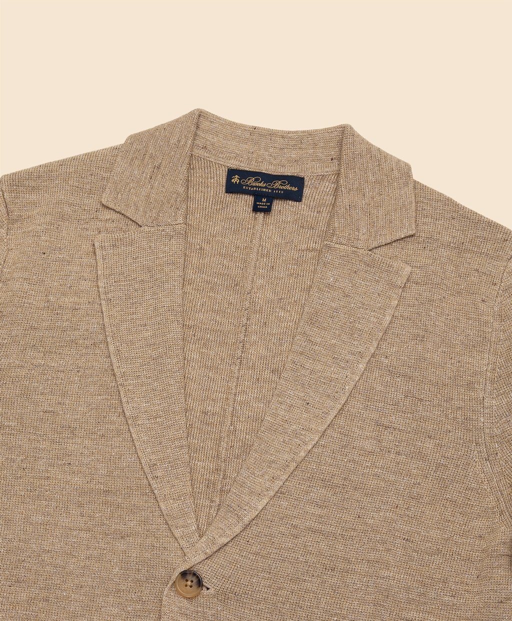 リネン/コットン　ニットジャケット2