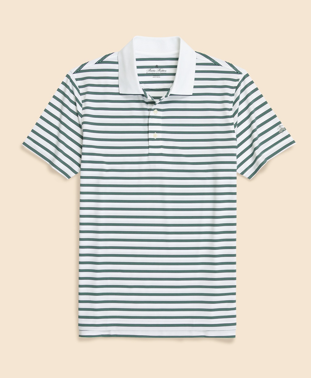 Performance Series　ポリエステルブレンド　ストレッチジャージー　BB#1ストライプ　ゴルフポロシャツ1