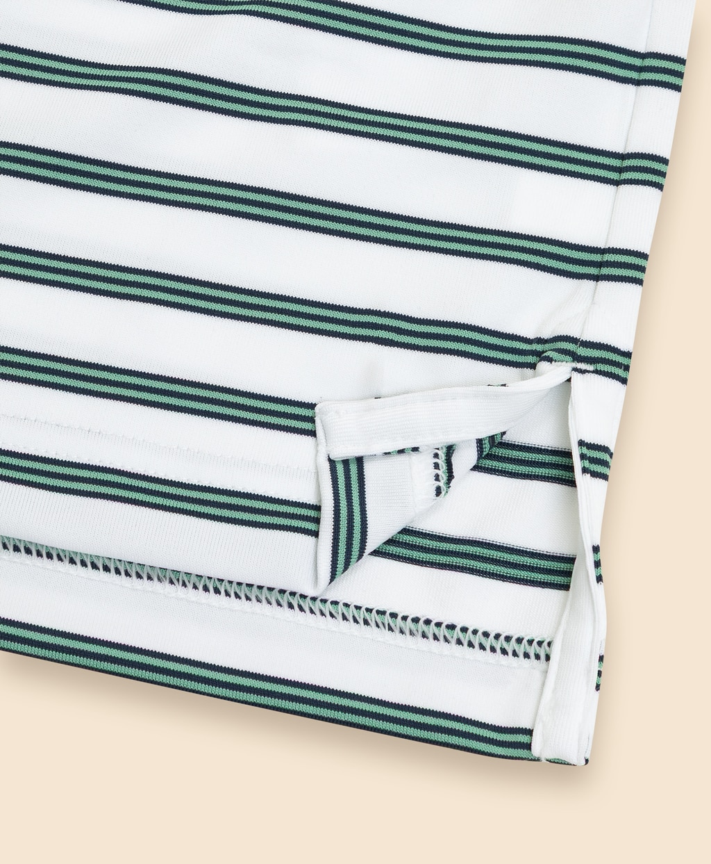 Performance Series　ポリエステルブレンド　ストレッチジャージー　BB#1ストライプ　ゴルフポロシャツ3