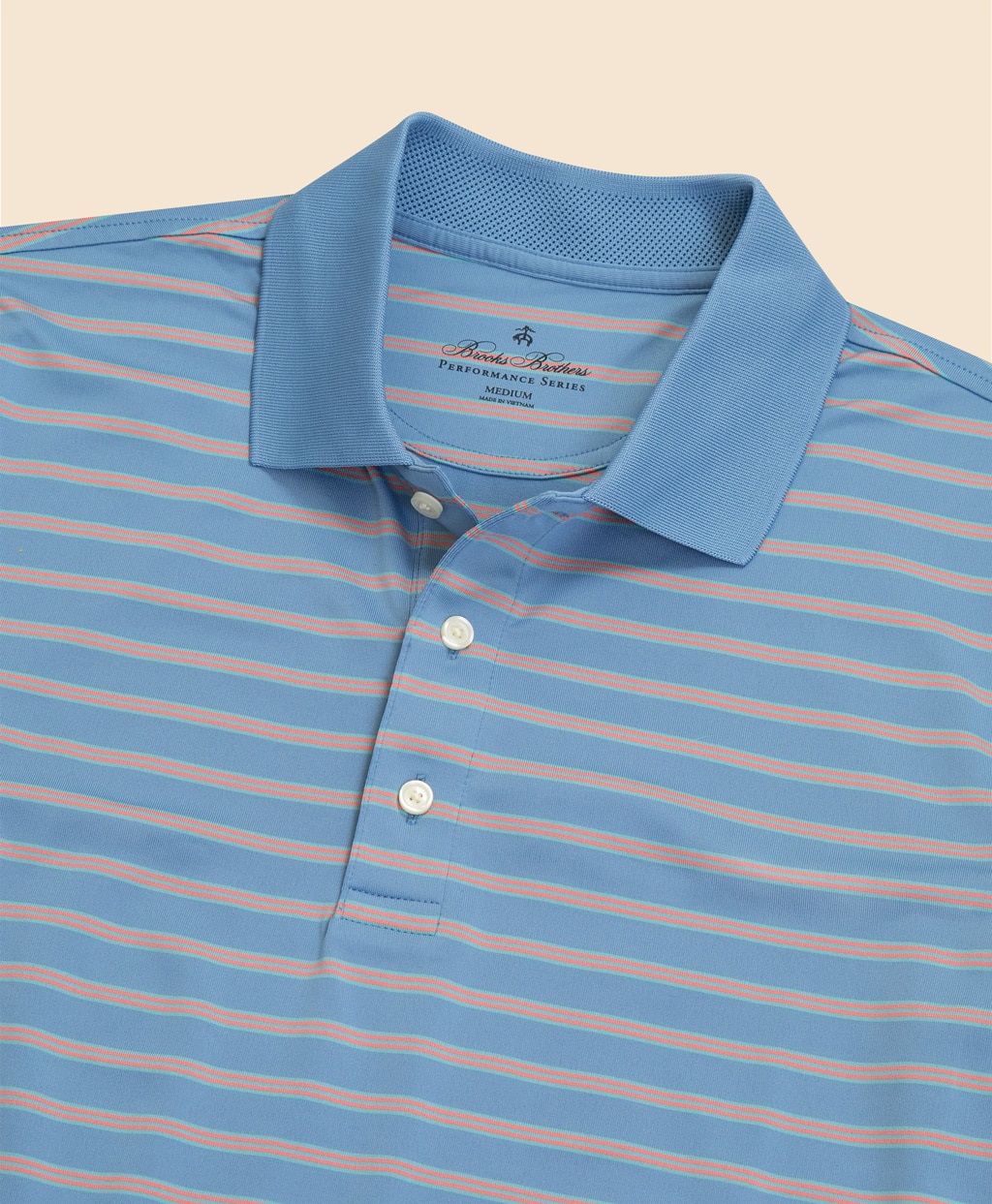 Performance Series　ポリエステルブレンド　ストレッチジャージー　BB#1ストライプ　ゴルフポロシャツ2