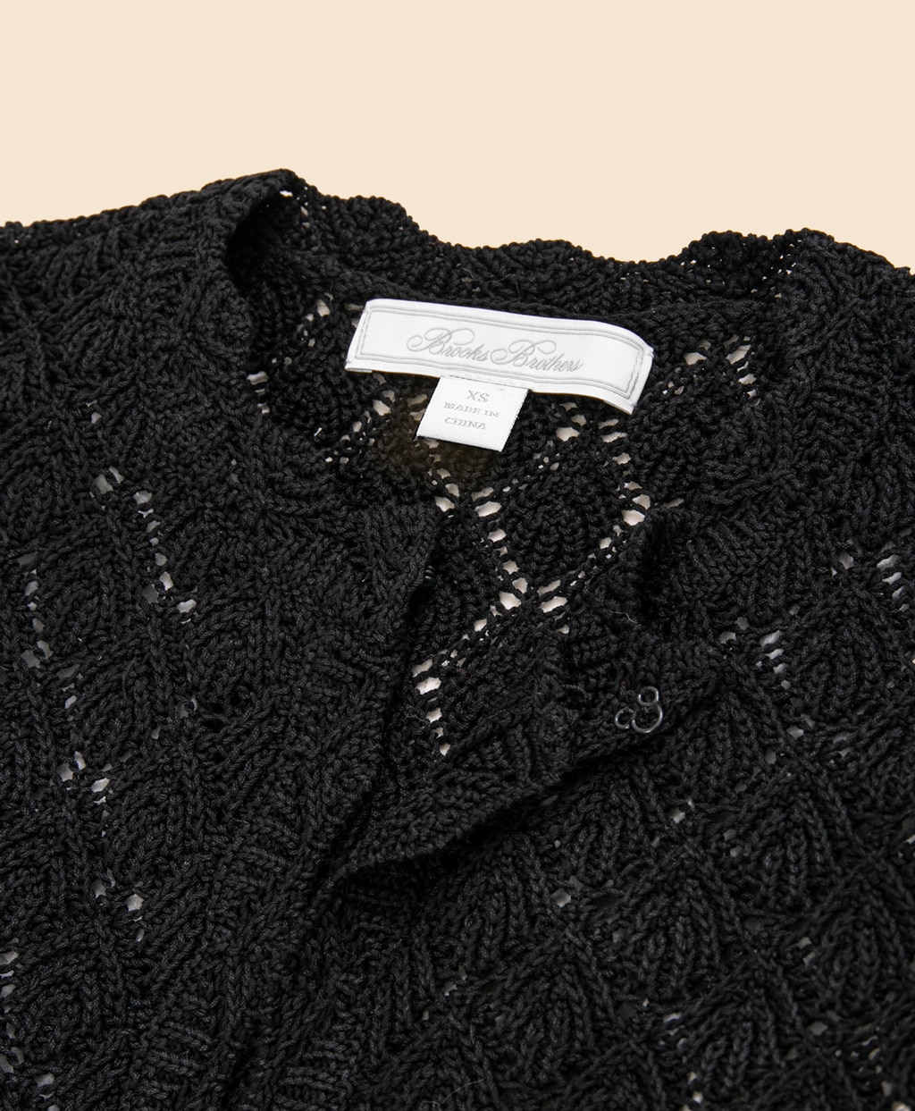 コットン　クロシェ　カーディガン2