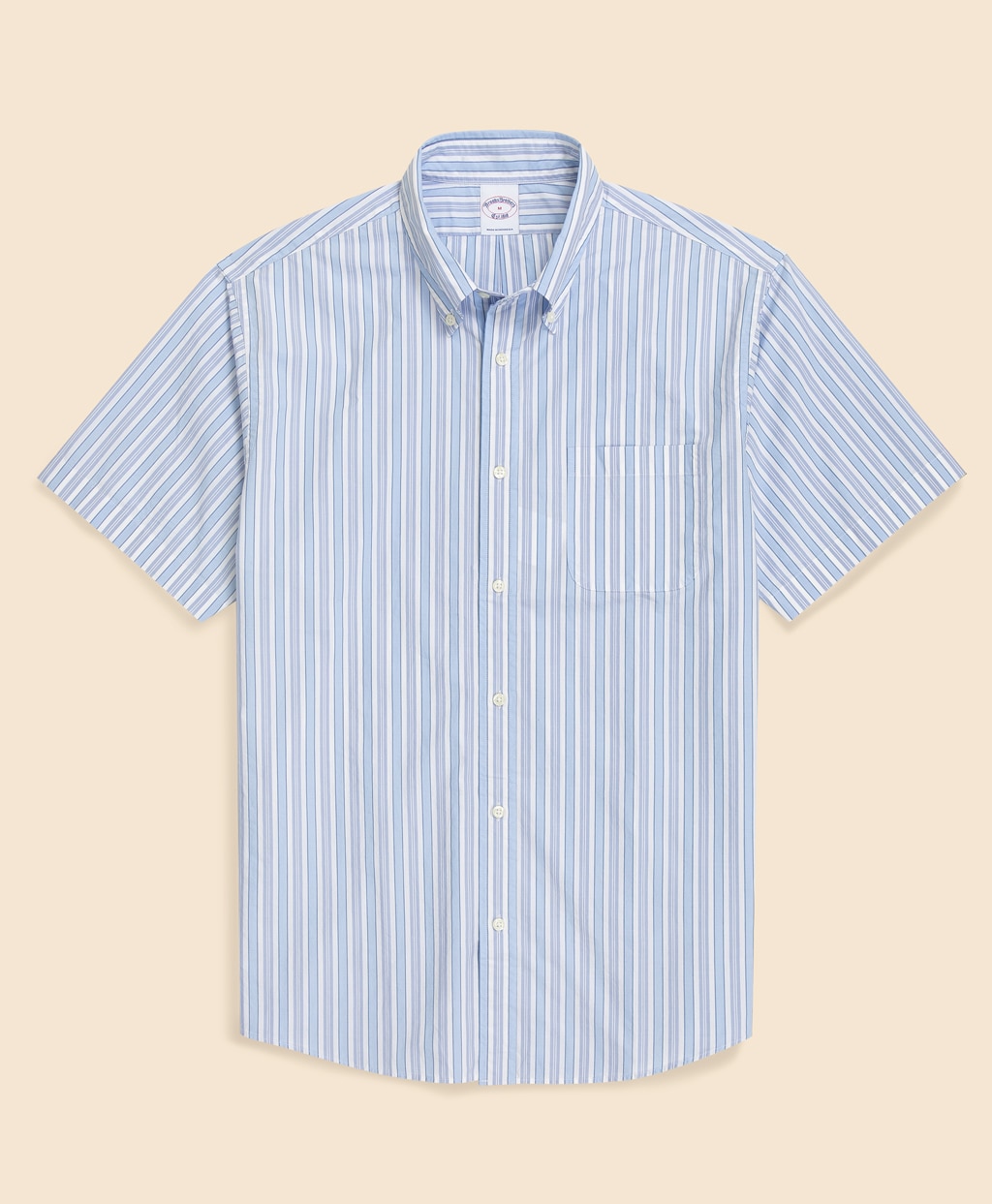 コットンポプリン　ストライプ　ショートスリーブ　フライデーシャツ1