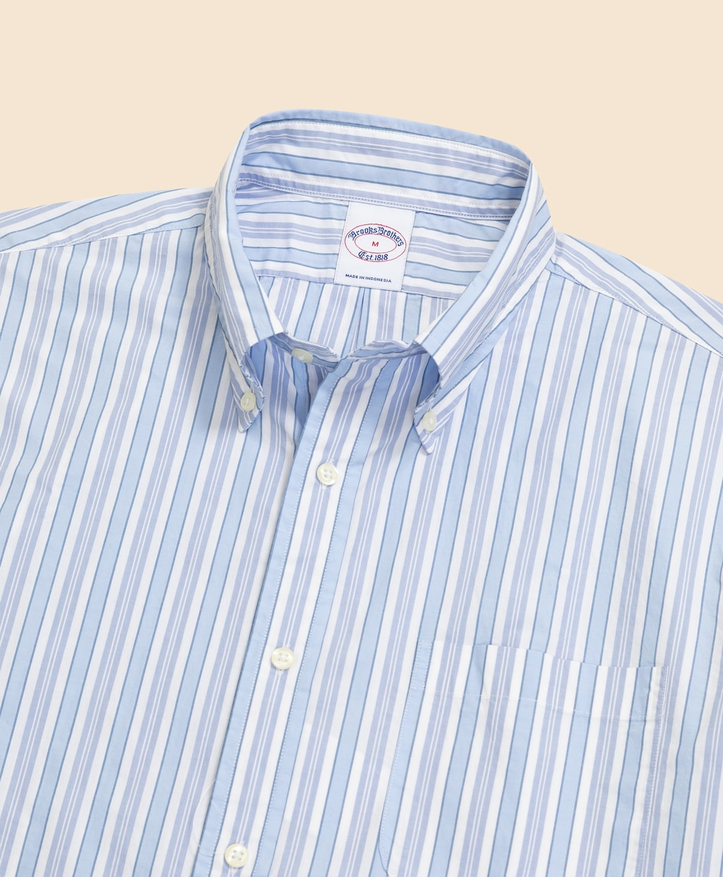 コットンポプリン　ストライプ　ショートスリーブ　フライデーシャツ2