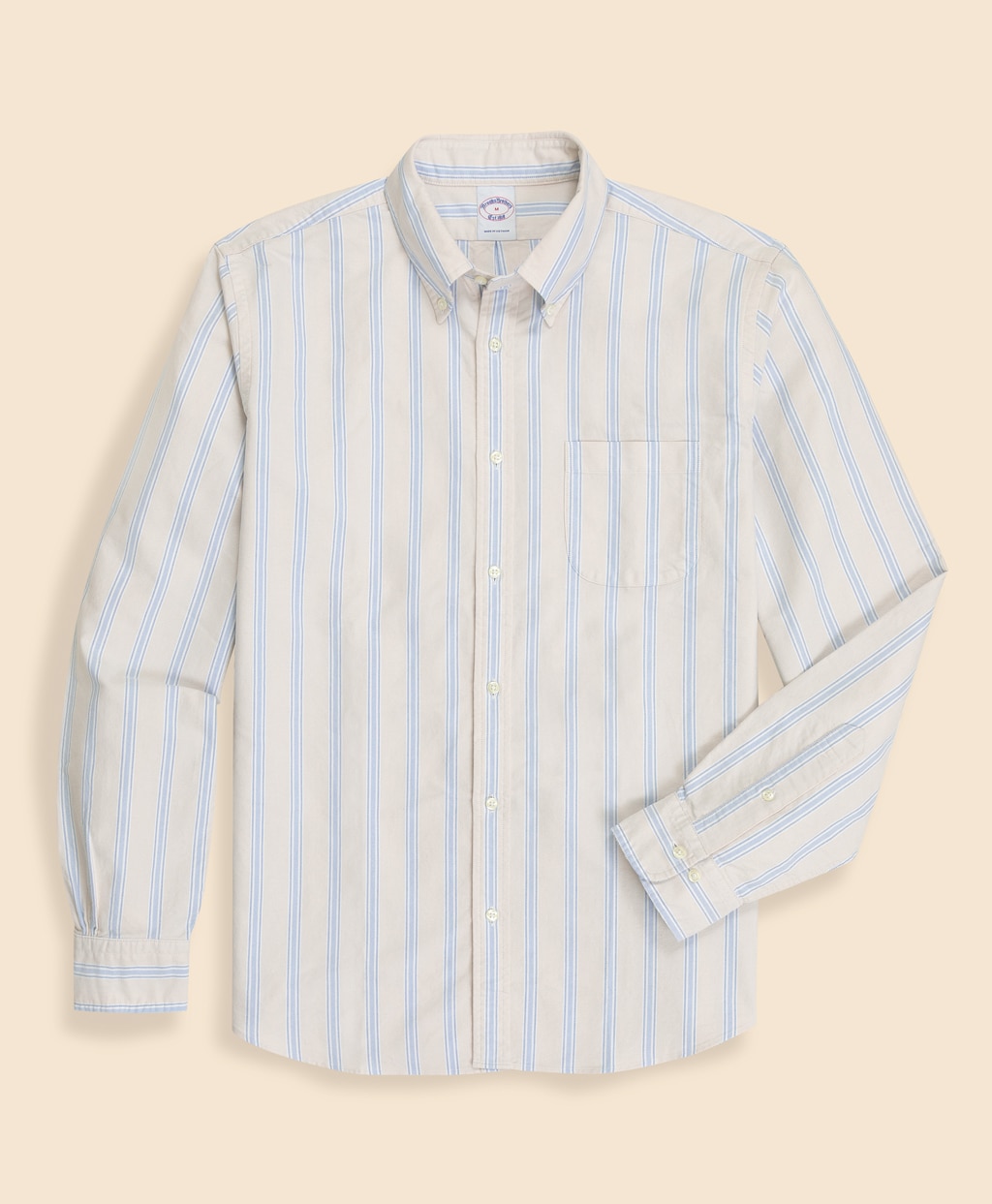 コットン　オックスフォード　ストライプ　フライデーシャツ1