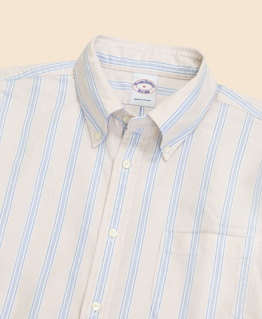 コットン　オックスフォード　ストライプ　フライデーシャツ2