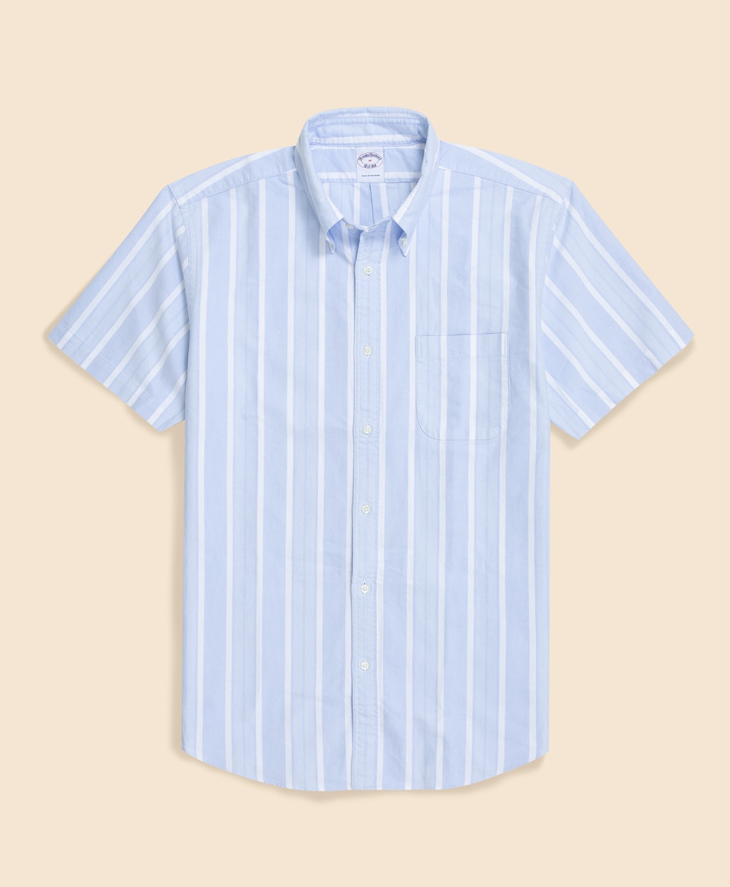 コットン　オックスフォード　ストライプ　ショートスリーブ　フライデーシャツ4