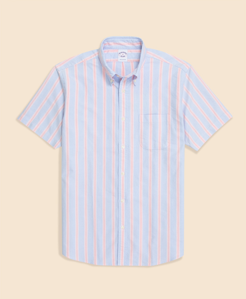 コットン　オックスフォード　ストライプ　ショートスリーブ　フライデーシャツ5