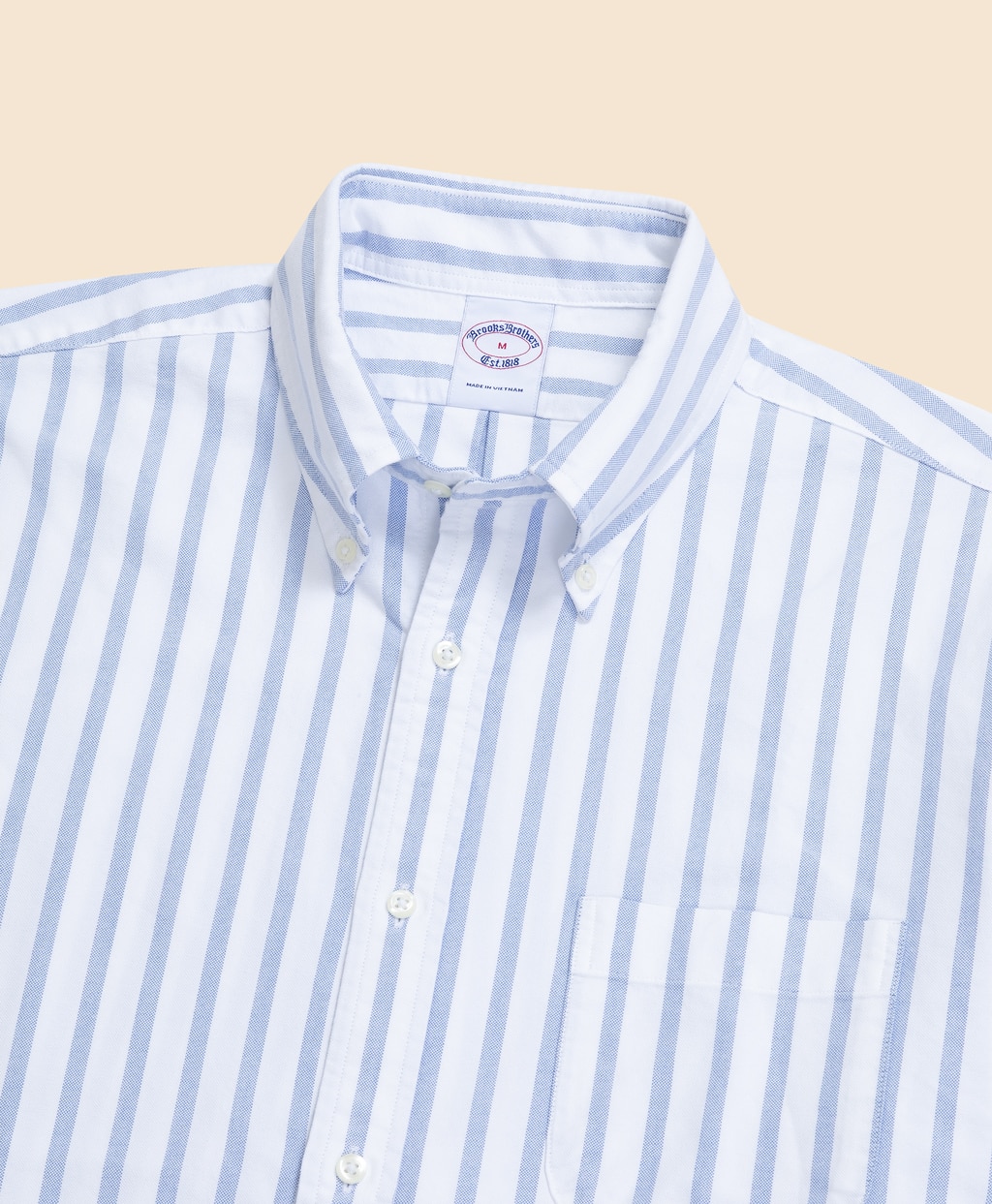 コットン　オックスフォード　ストライプ　ショートスリーブ　フライデーシャツ2