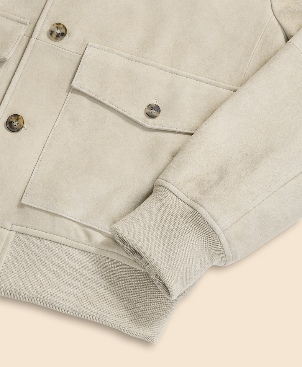 ゴートスウェード　ボマージャケット3