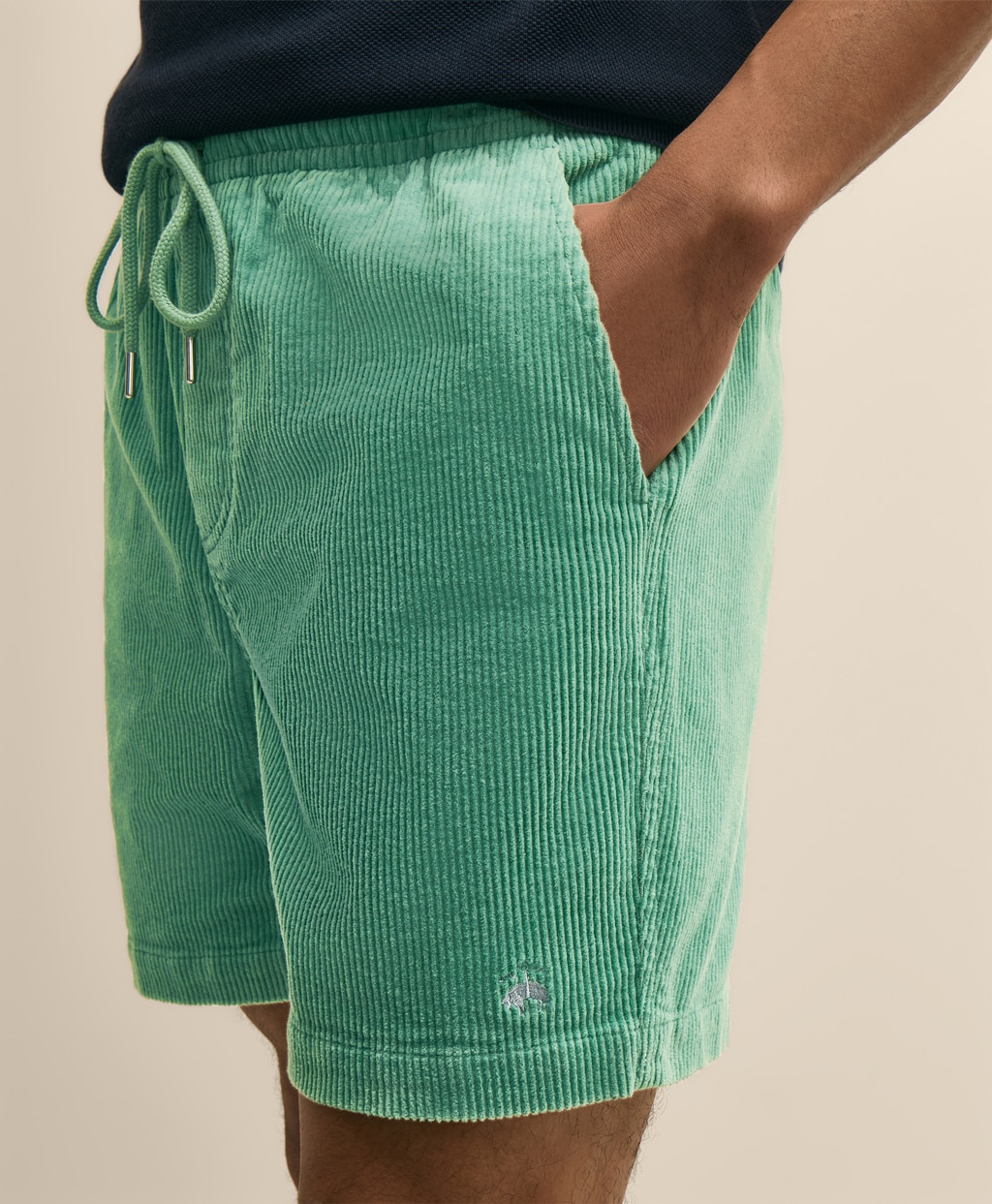 ストレッチコットン　8-Wale　サマーコーデュロイ　GFロゴ　6inショーツ4