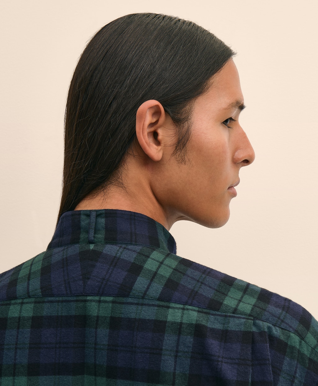 Brooks Brothers × ENGINEERED GARMENTS コットンフランネル オーバーサイズ ブラックウォッチ ウイングカラーシャツ4