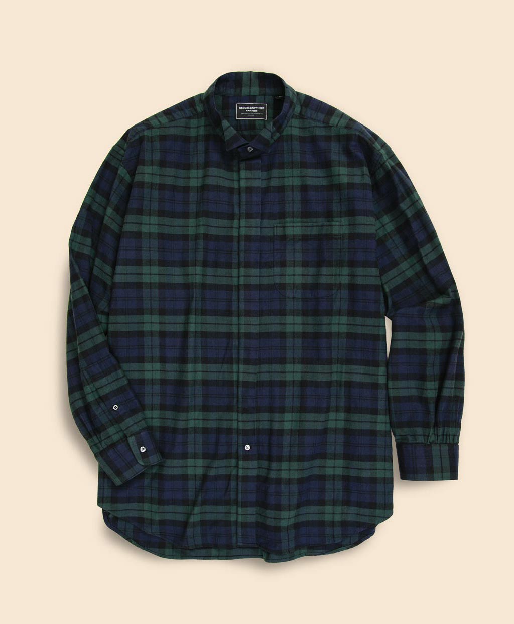 Brooks Brothers × ENGINEERED GARMENTS コットンフランネル オーバーサイズ ブラックウォッチ ウイングカラーシャツ6