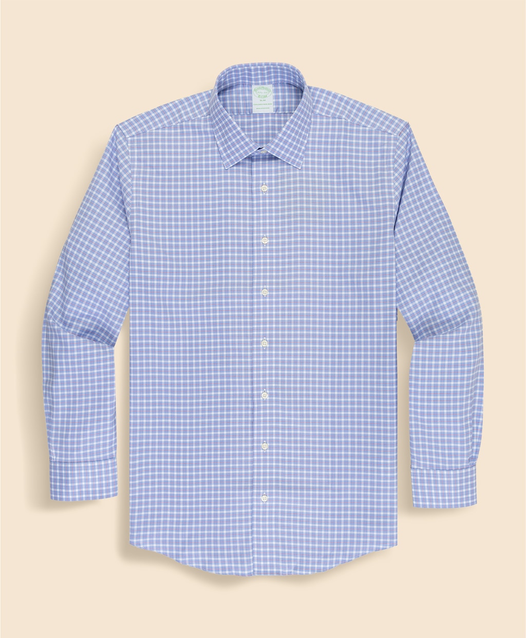 Brooks Brothers Explorer　ノンアイロン　スーピマコットンブレンド　チェック　ドレスシャツ　Slim Fit4