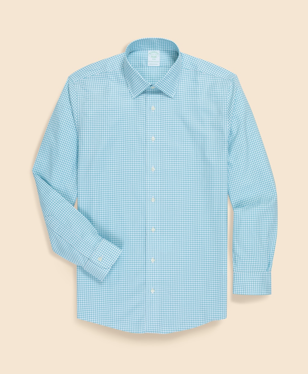 Brooks Brothers Explorer　ノンアイロン　スーピマコットンブレンド　シーズナルパターン　ドレスシャツ　Slim Fit5