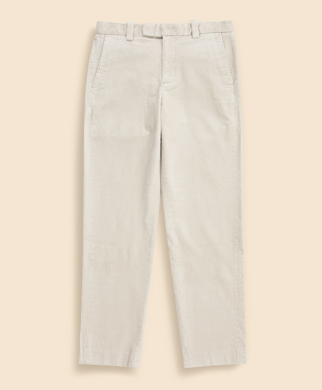 ストレッチコットン　8-Waleコーデュロイ　プレーンフロントパンツ　Regular1