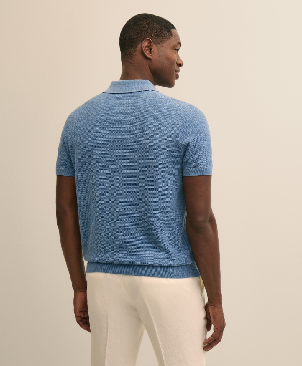 スーピマコットン　ストレッチピケ　ショートスリーブ　ポロセーター3