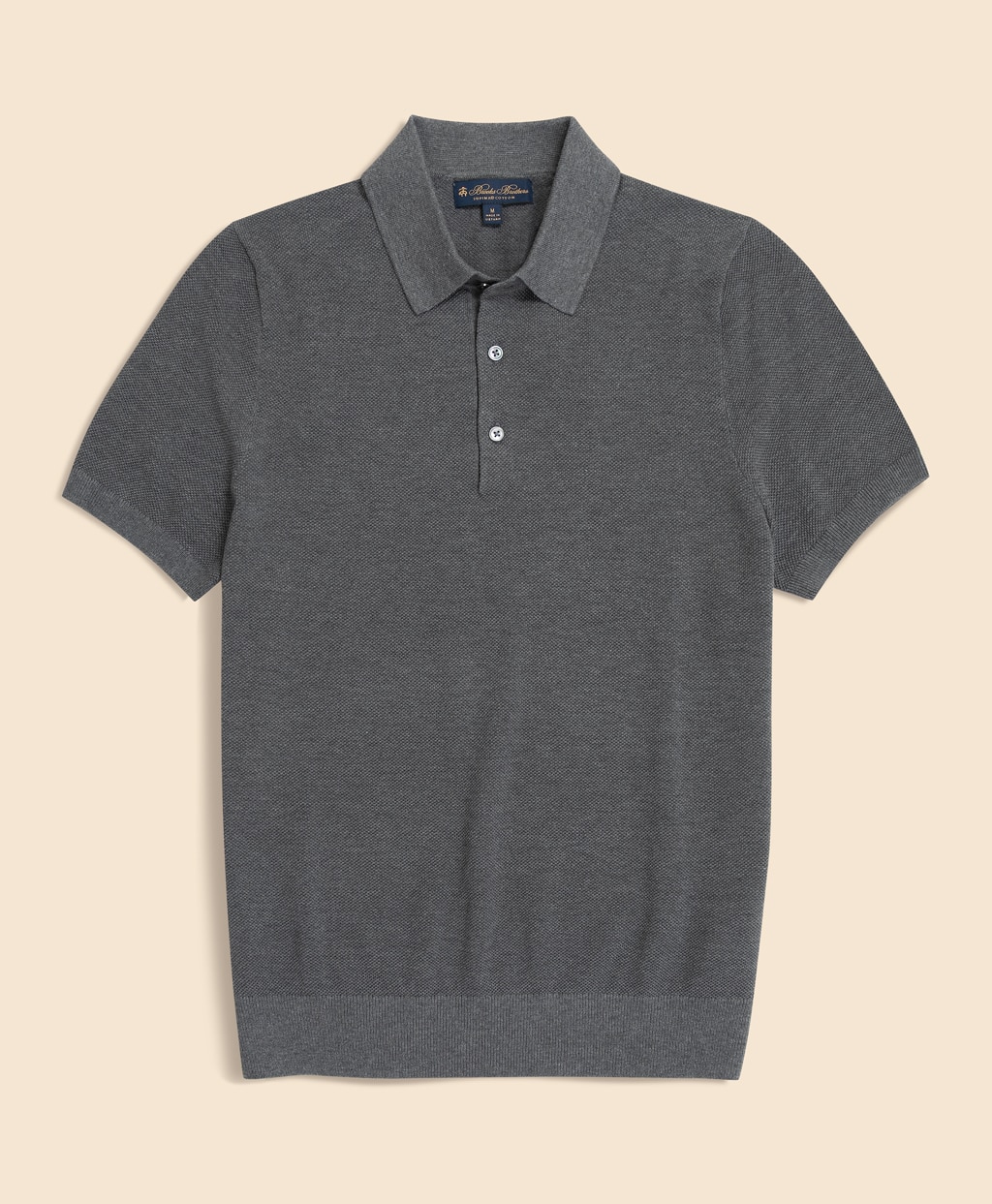 スーピマコットン　ストレッチピケ　ショートスリーブ　ポロセーター1