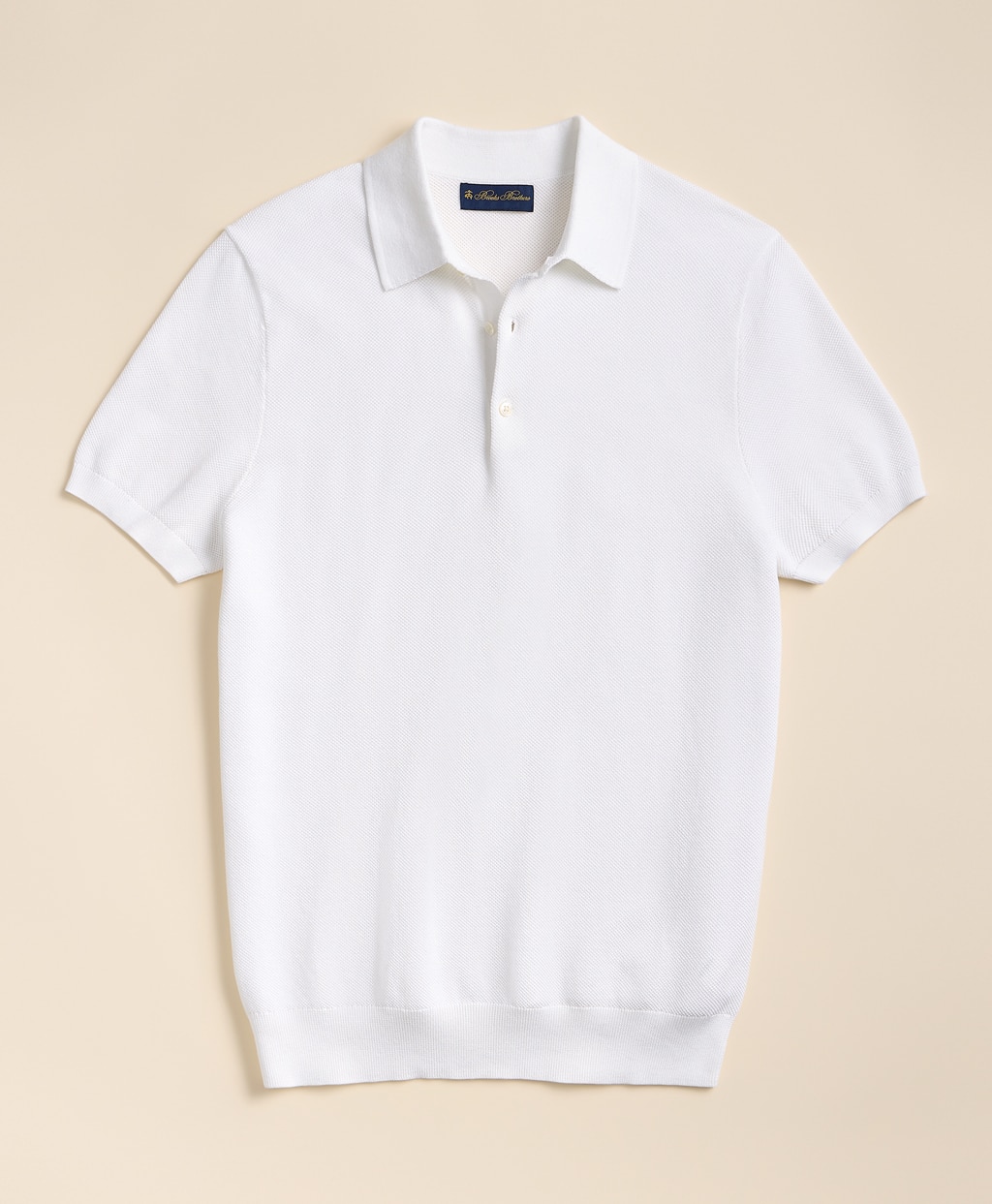 スーピマコットン　ストレッチピケ　ショートスリーブ　ポロセーター1