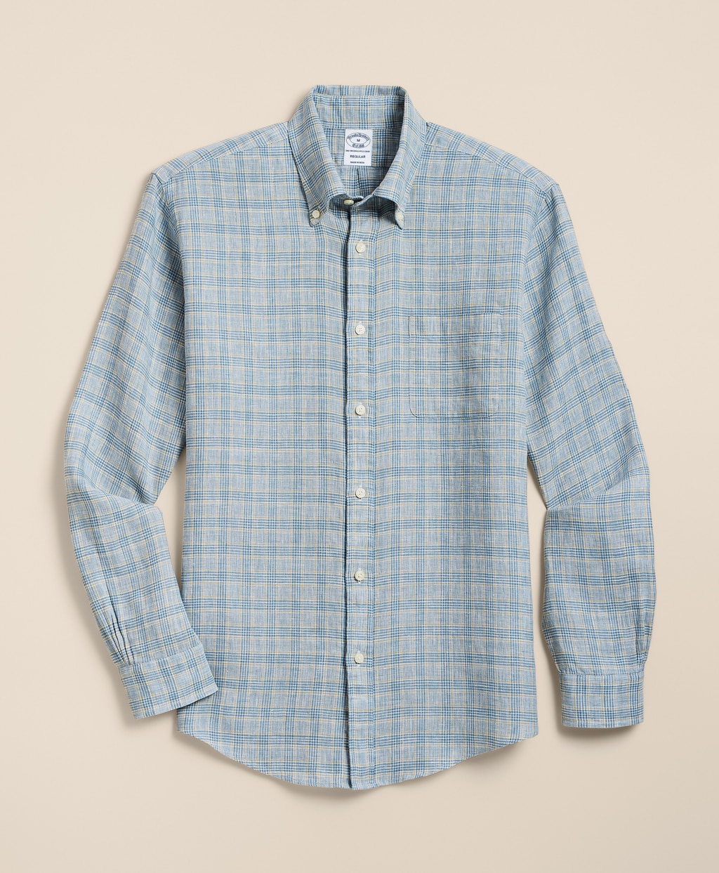 アイリッシュリネン　シーズナルパターン　スポーツシャツ　Regular Fit4