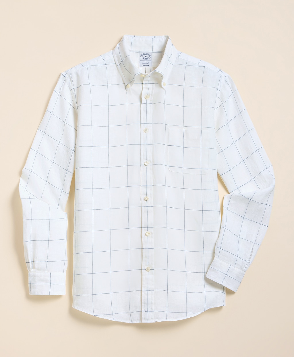 アイリッシュリネン　シーズナルパターン　スポーツシャツ　Regular Fit4