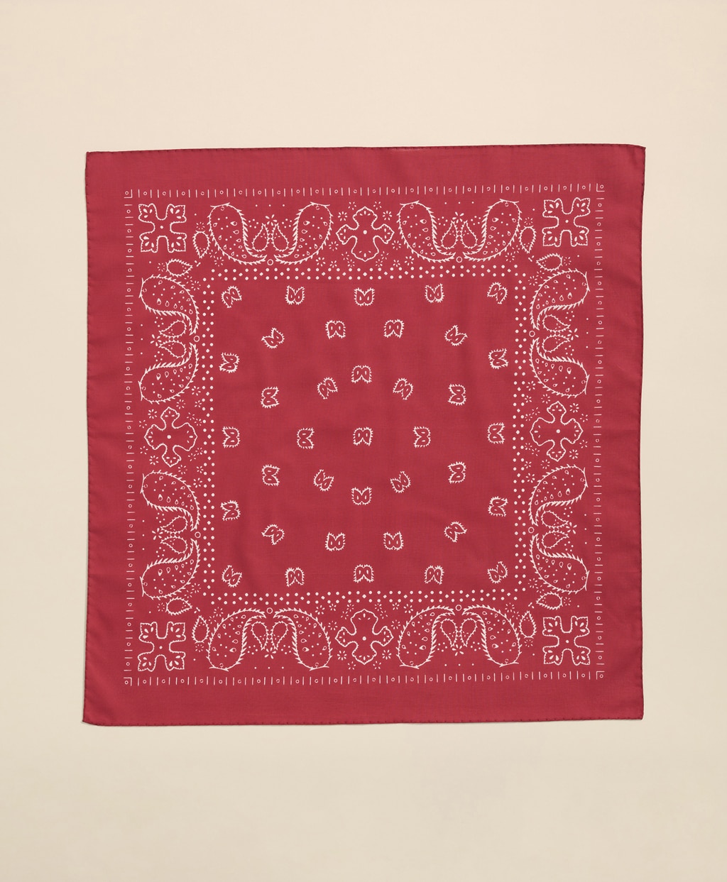 コットン　プリント　ネッカチーフ1