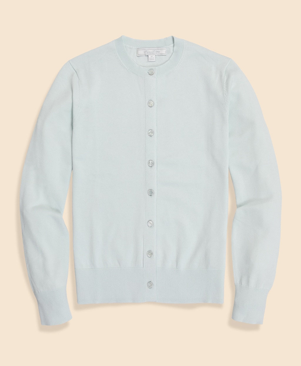 スーピマコットン　クルーネック　カーディガン1