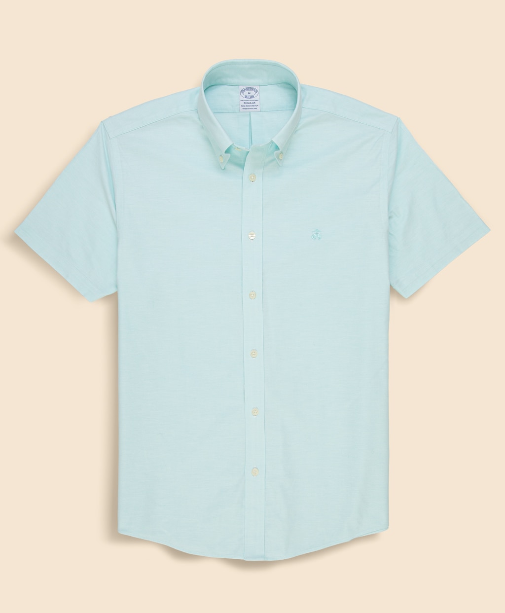 ノンアイロン　ストレッチオックスフォード　GFロゴ　シーズナルカラー　ショートスリーブスポーツシャツ　Regular Fit1