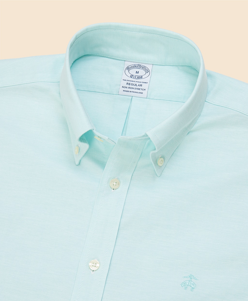 ノンアイロン　ストレッチオックスフォード　GFロゴ　シーズナルカラー　ショートスリーブスポーツシャツ　Regular Fit2