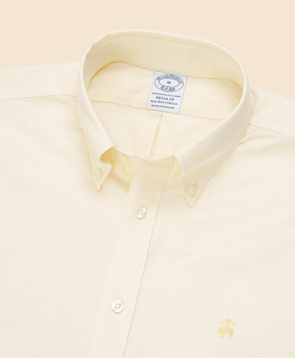 ノンアイロン　ストレッチオックスフォード　GFロゴ　シーズナルカラー　ショートスリーブスポーツシャツ　Regular Fit2