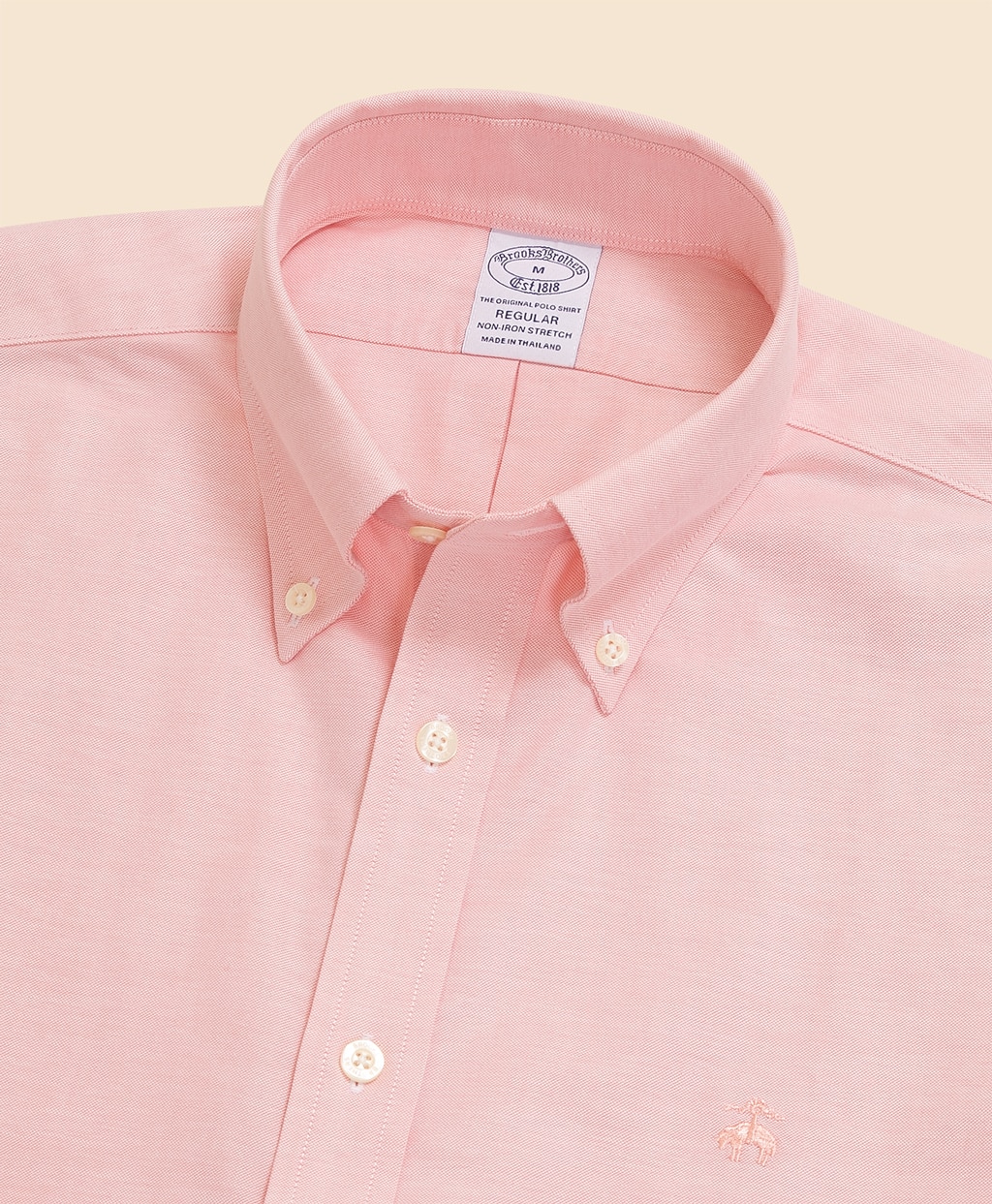 ノンアイロン　ストレッチオックスフォード　GFロゴ　シーズナルカラー　ショートスリーブスポーツシャツ　Regular Fit2