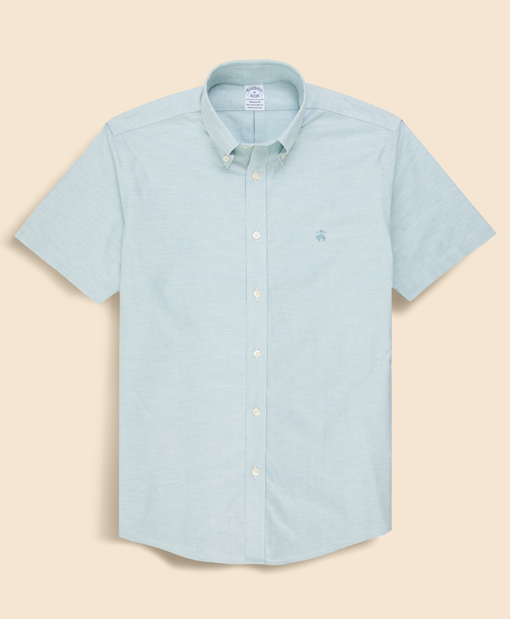 ノンアイロン　ストレッチオックスフォード　GFロゴ　シーズナルカラー　ショートスリーブスポーツシャツ　Regular Fit1