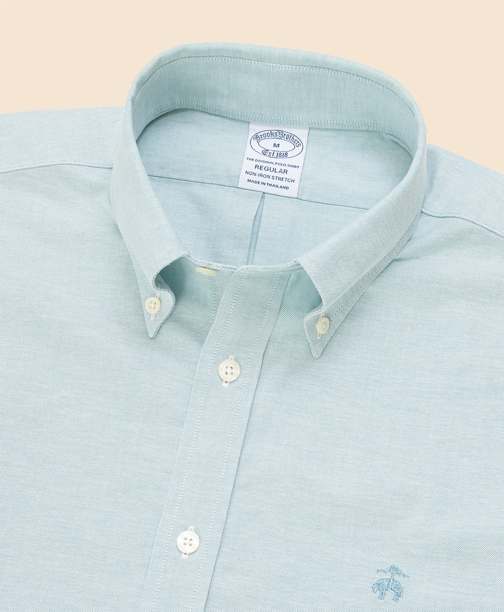 ノンアイロン　ストレッチオックスフォード　GFロゴ　シーズナルカラー　ショートスリーブスポーツシャツ　Regular Fit2