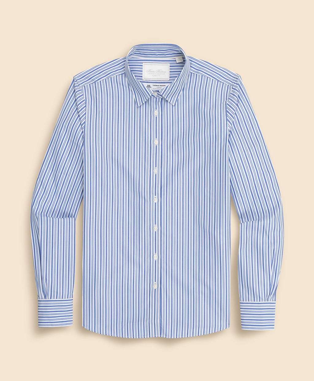 ラグジュアリー　コットン　オルタネイトストライプ　ドレスシャツ　Classic Fit5