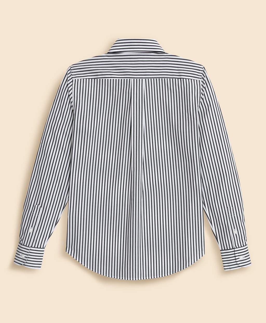ノンアイロン　スーピマコットンストレッチ　ベンガルストライプ　ボタンダウンシャツ　Classic Fit2