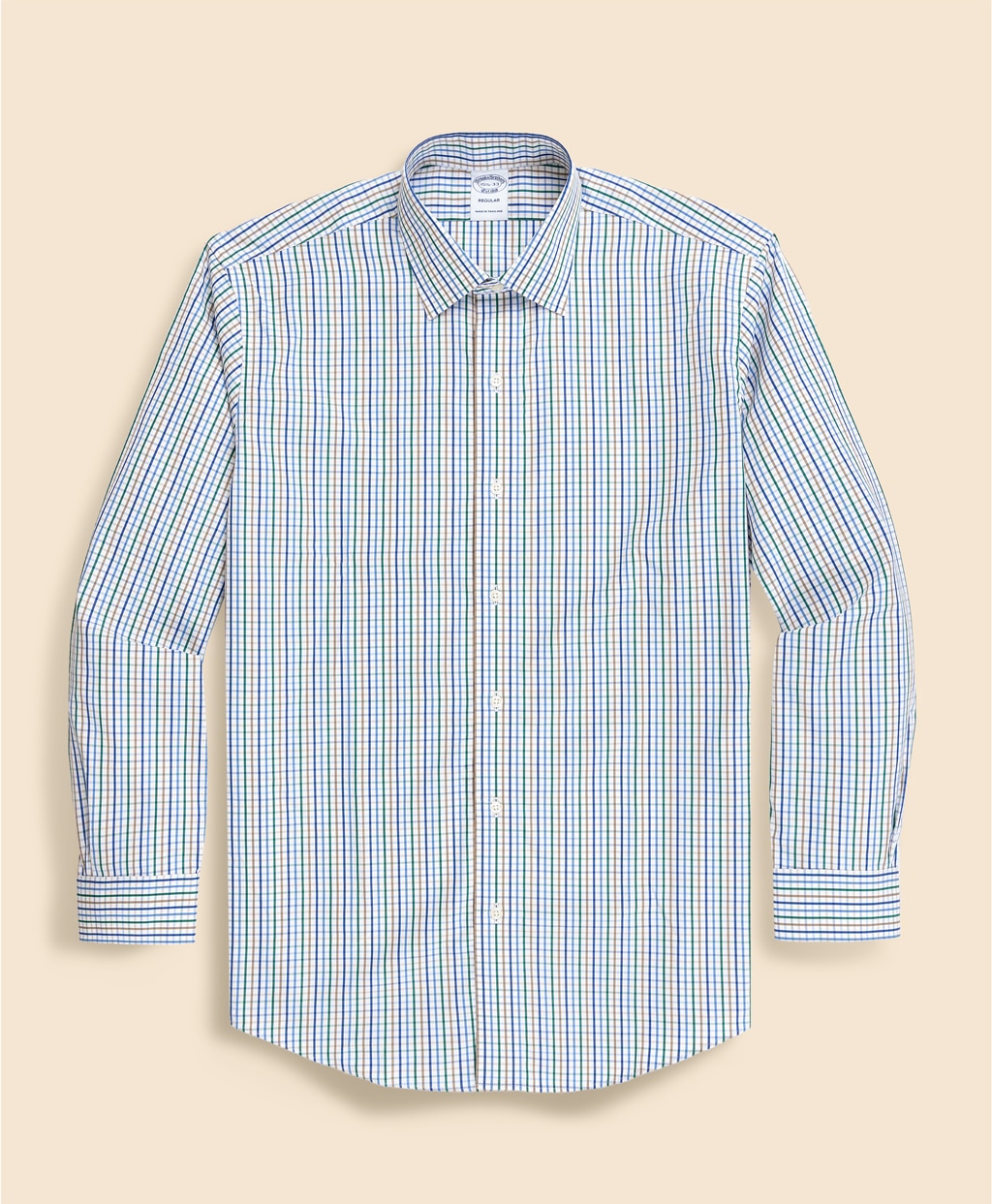 スーピマコットン　シーズナルパターン　フレンチプラケット　ドレスシャツ　Regular Fit2