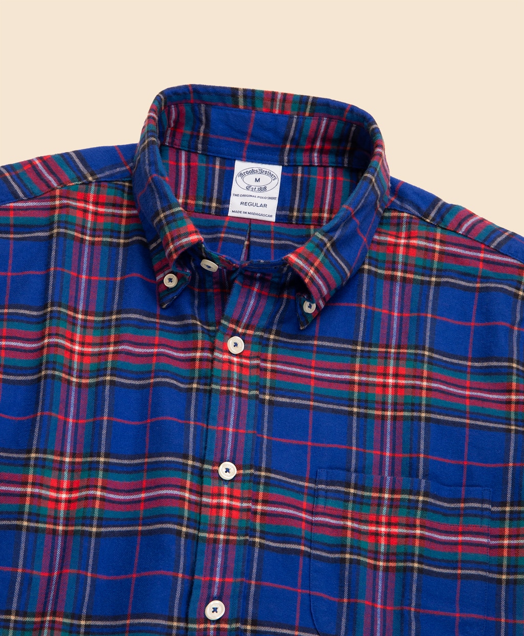 コットン　フランネル　シーズナルパターン　スポーツシャツ　Regular Fit3
