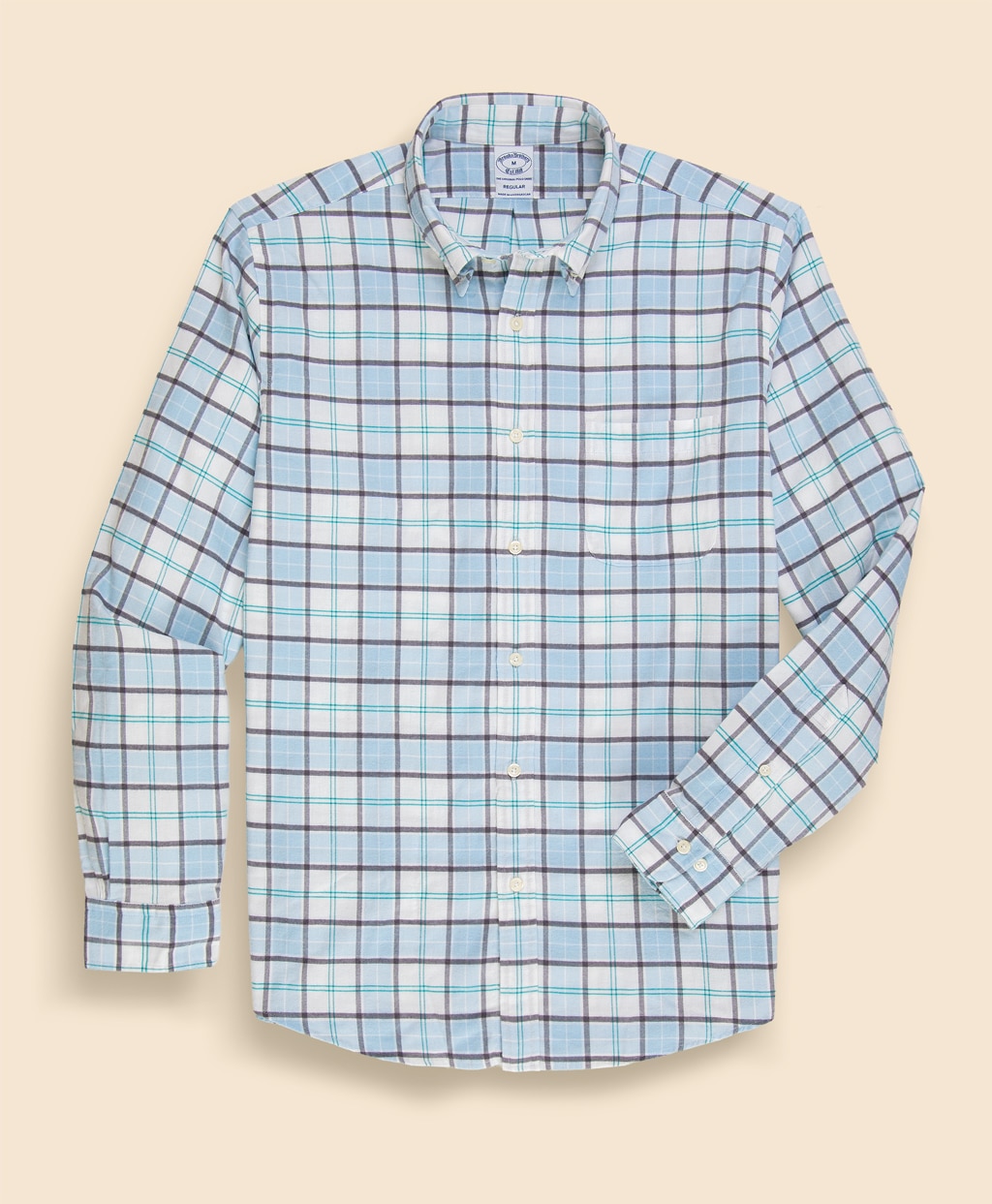 コットン　フランネル　シーズナルパターン　スポーツシャツ　Regular Fit1