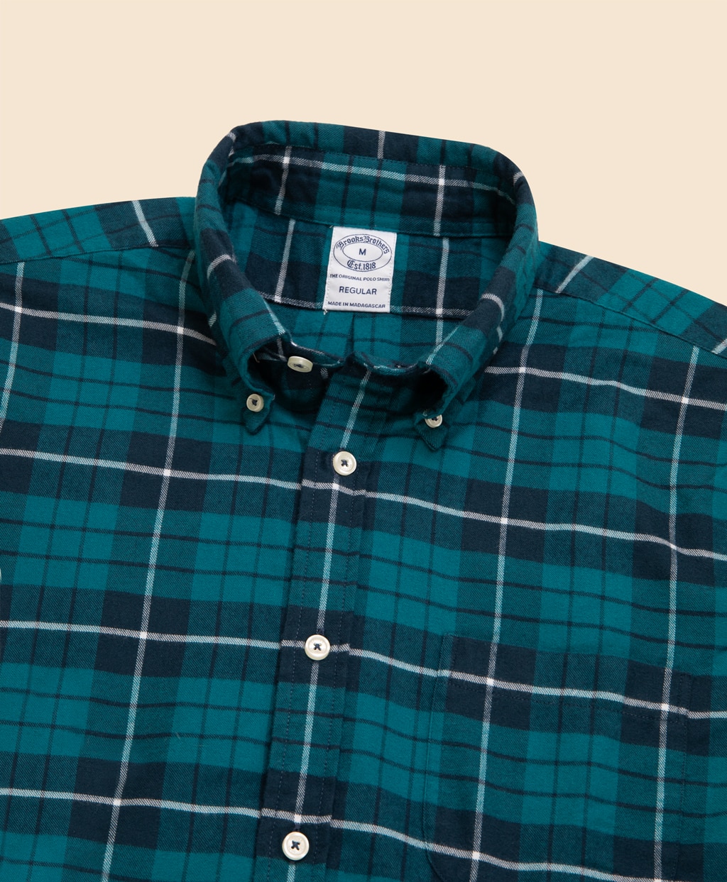 コットン　フランネル　シーズナルパターン　スポーツシャツ　Regular Fit3