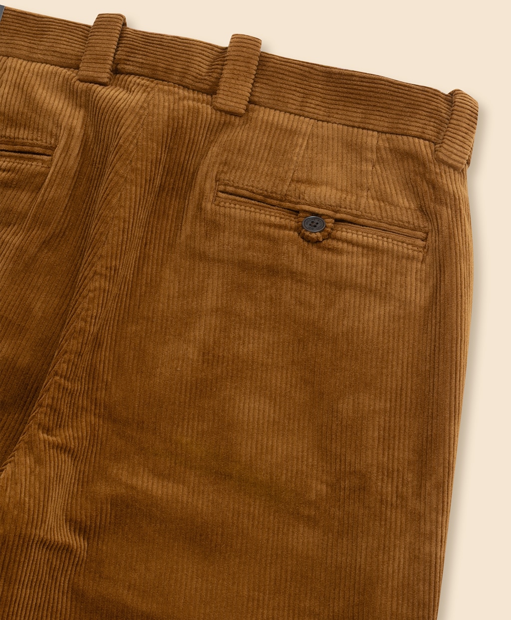ストレッチコットン　8-Waleコーデュロイ　プレーンフロントパンツ　Regular3