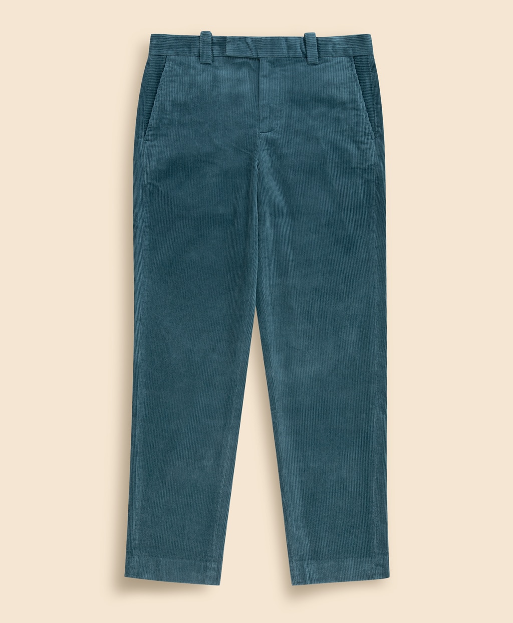 ストレッチコットン　8-Waleコーデュロイ　プレーンフロントパンツ　Regular1