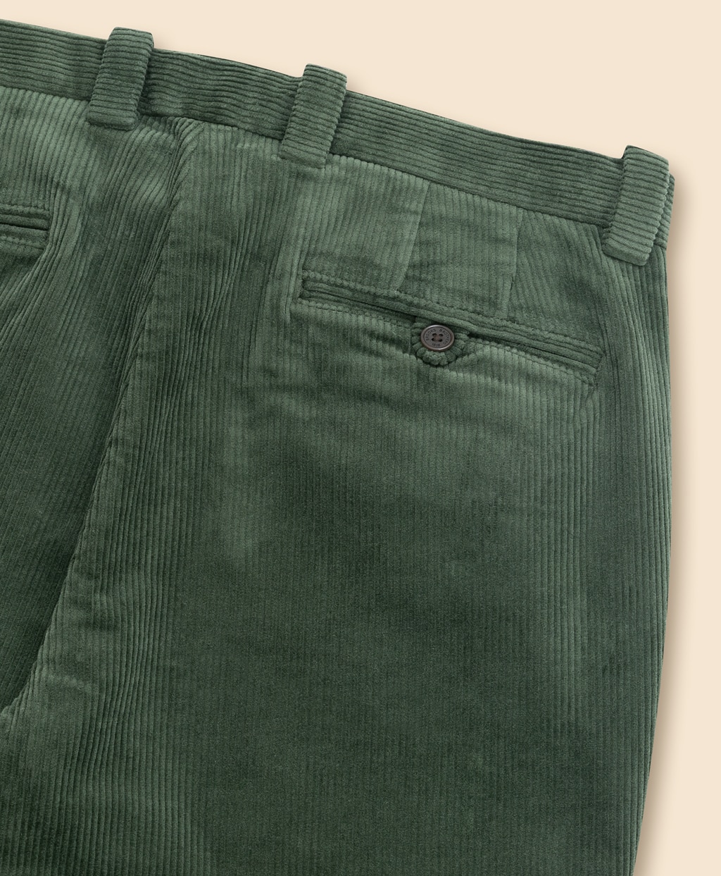 ストレッチコットン　8-Waleコーデュロイ　プレーンフロントパンツ　Regular3