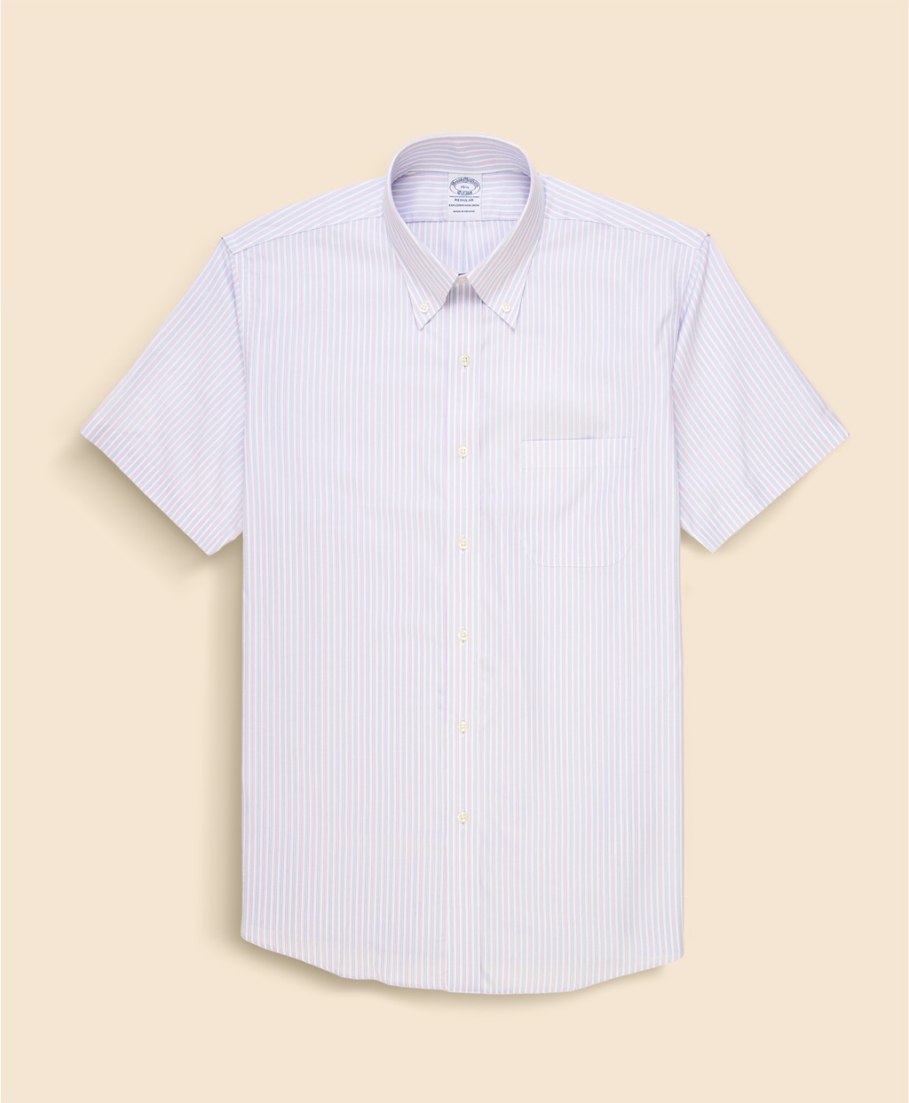 Brooks Brothers Explorer　ノンアイロン　ストライプ　ショートスリーブ　ドレスシャツ　Regular Fit3