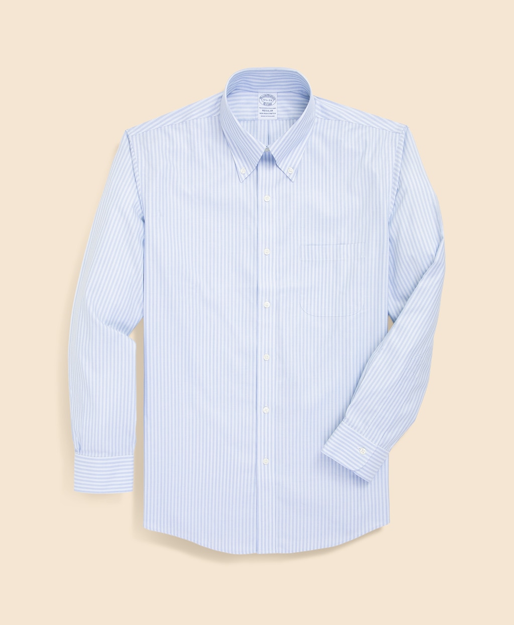 ノンアイロン　ストレッチロイヤルオックスフォード　ストライプ　ドレスシャツ　Regular Fit4