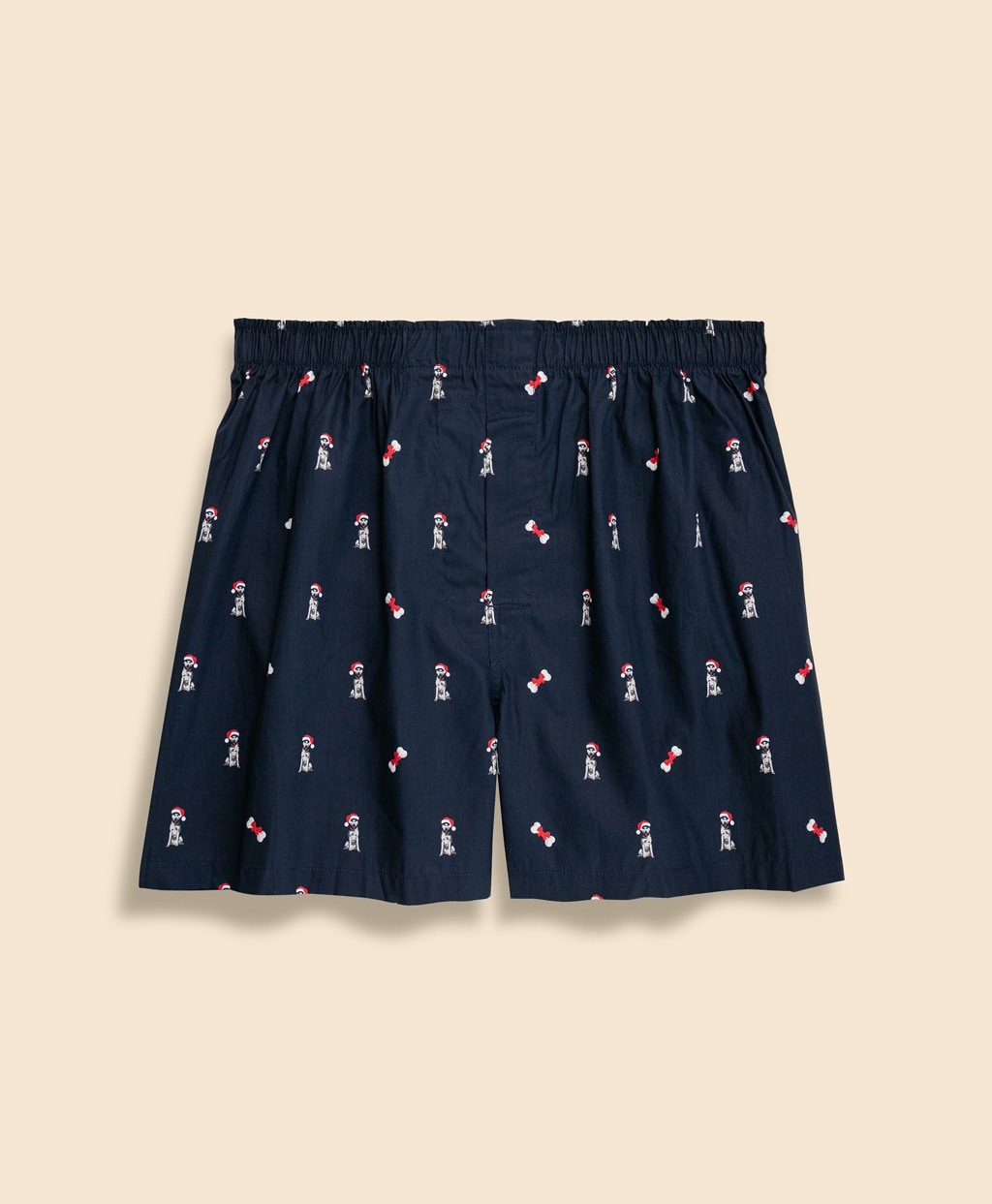 コットンブロードクロス　ウィンターアニマルプリント　ボクサーショーツ　Traditional Fit1