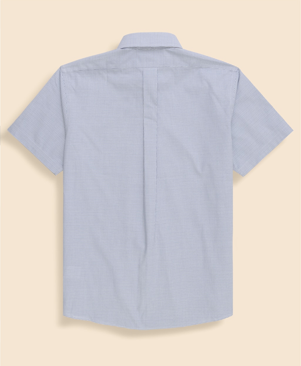 ノンアイロン　ストレッチコットンドビー　マイクログリッド　ショートスリーブ　ドレスシャツ　Regular Fit4