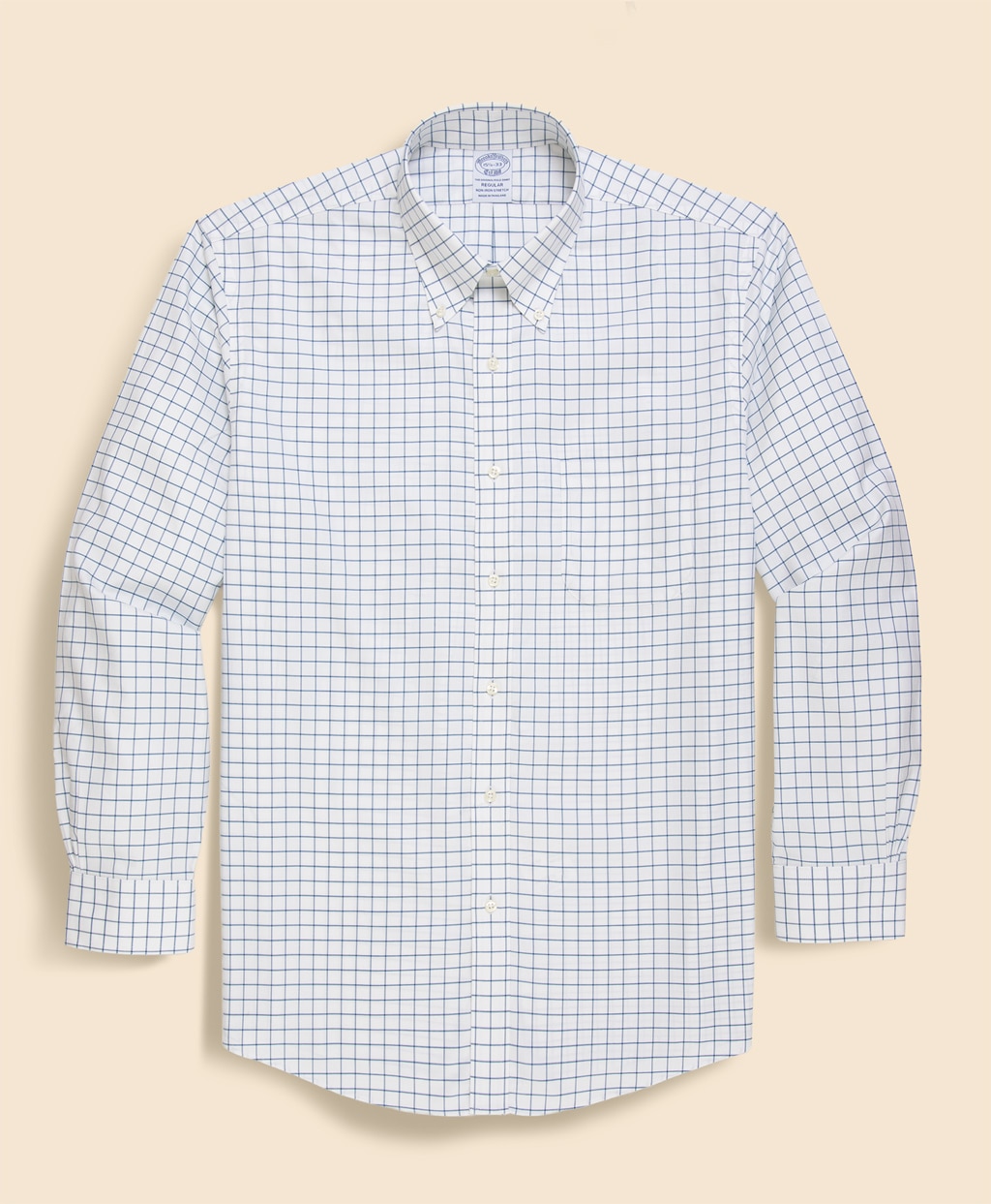 ノンアイロン　ストレッチヘリンボーン　　チェック　ドレスシャツ　Regular Fit4
