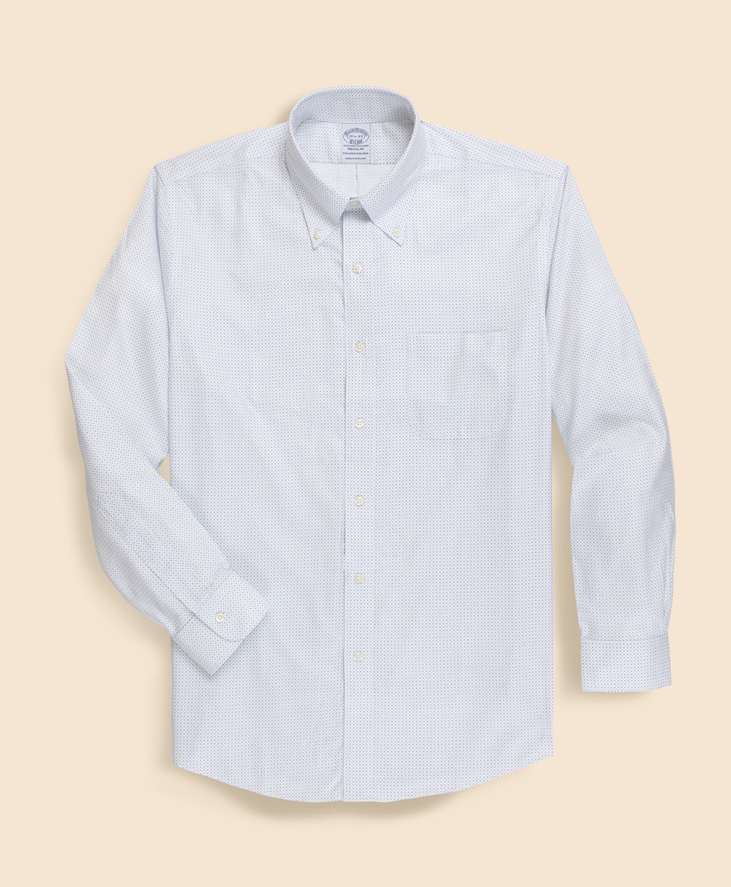 Brooks Brothers Explorer　ノンアイロン　マイクロプリント　ドレスシャツ　Regular Fit2